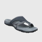 Women's Sandals with Adjustable Straps and Cushioned Sole - Grey