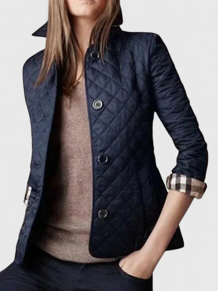 Marizelle | Elegant Jacket - Navy Blue
