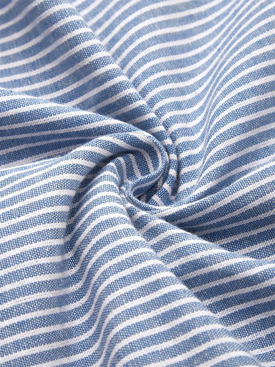 Wanda Striped Midi Dress - 4