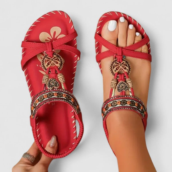 Maryna | Orthopaedic Sandals - Toledo Red