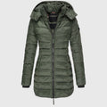 Elise - Long Down Jacket - Green