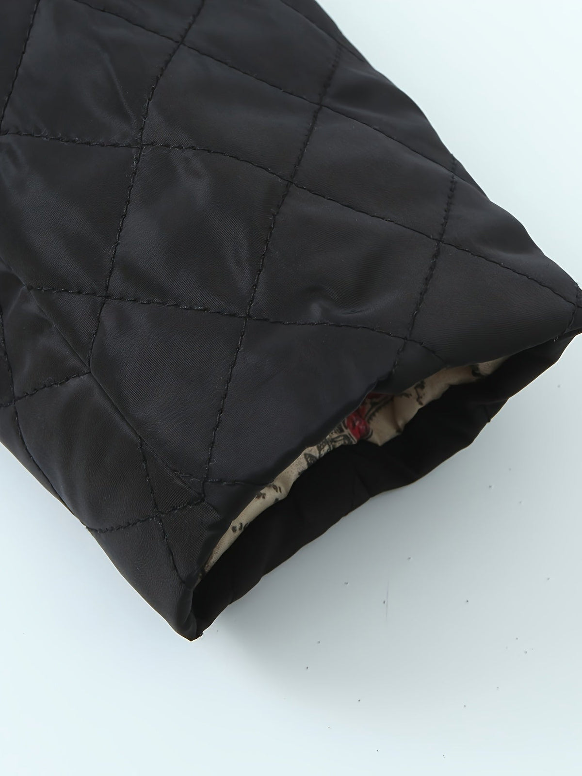 Women's Quilted Jacket Hooded with Fleece Lining - 9