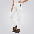 Women's Fleece-Lined Trousers with Water-Resistant Shell - White