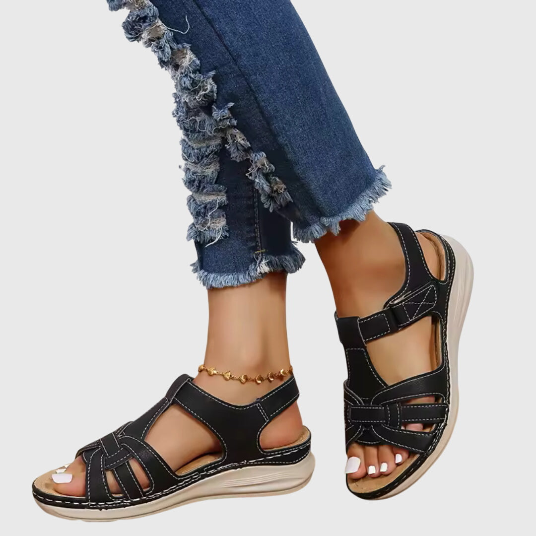 Dakota | Orthopaedic Sandals - Black