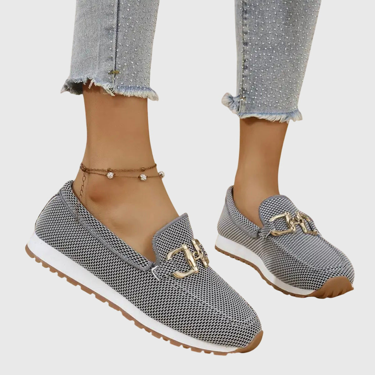 Susana | Orthopaedic Loafers - Grey