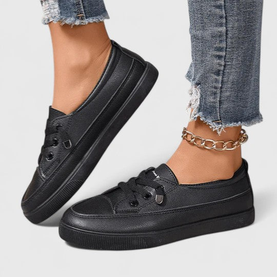 Women's Trainers with Lace-Up Front and Cushioned Sole - 9