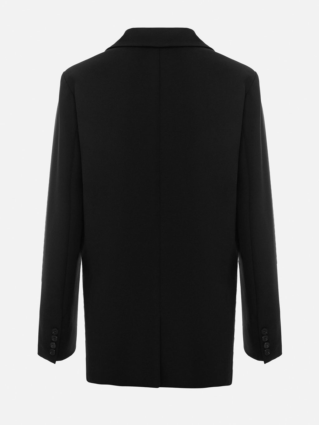 Women's Single-Breasted Blazer with Structured Shoulders - 9