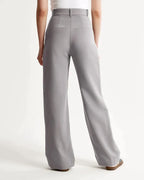 Women's Tailored Trousers Slim Fit with Elongating Line - 12