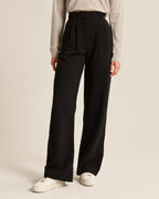 Women's Tailored Trousers Slim Fit with Elongating Line - 4