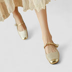 Women's Mary Jane Shoes with Block Heel and Buckle Strap - 11
