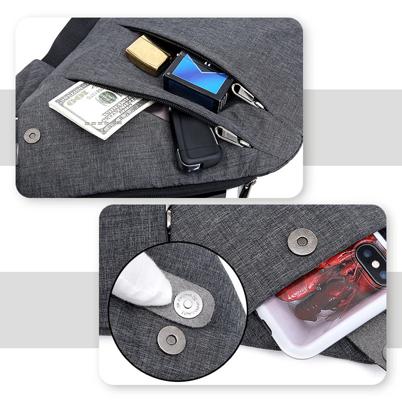 Women's Anti-Theft Shoulder Bag Sleek Crossbody with Hidden Pocket - 4
