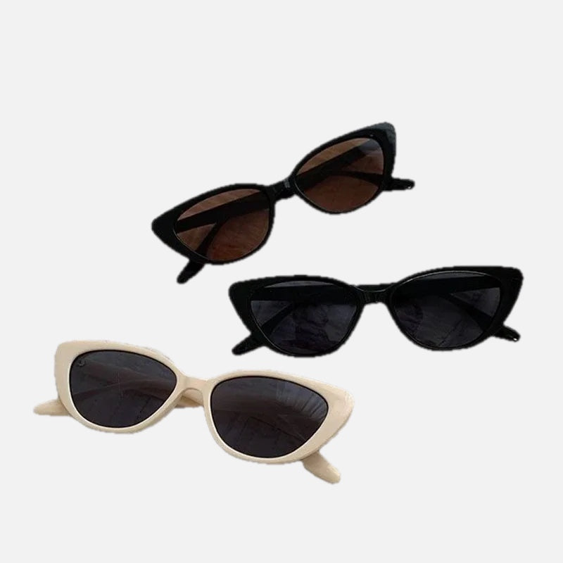 Women's Cat Eye Sunglasses with Retro Vintage Frame