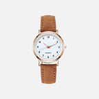 Women's Watch with Slim Strap and Round Case - 2