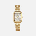 Women's Square Face Watch with Slim Vintage-Style Strap