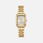Women's Square Face Watch with Slim Vintage-Style Strap