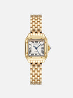 Women's Square Case Bracelet Watch with Roman Numerals