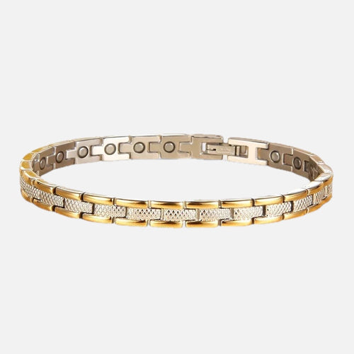 Women's Bracelet with Magnetic Clasp and Adjustable Link Chain