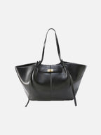 Women's Shopper Bag Sculptural Tote with Structured Silhouette - 2