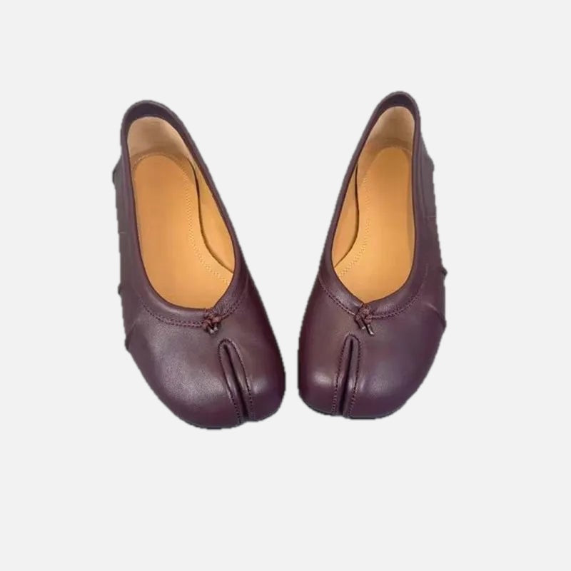 Women's Split Toe Mules with Sculptural Silhouette