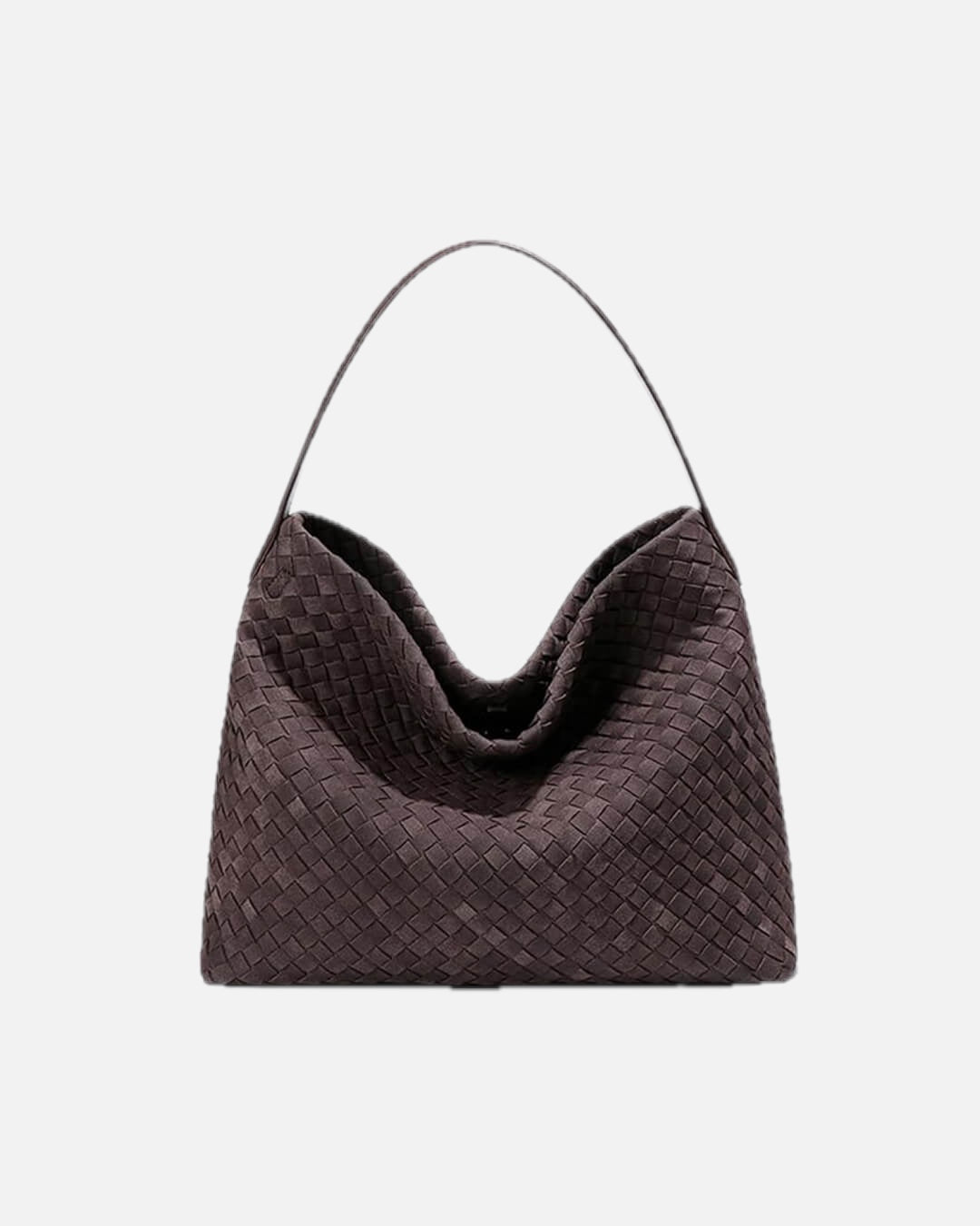 Women's Woven Tote Bag with Minimalist Silhouette