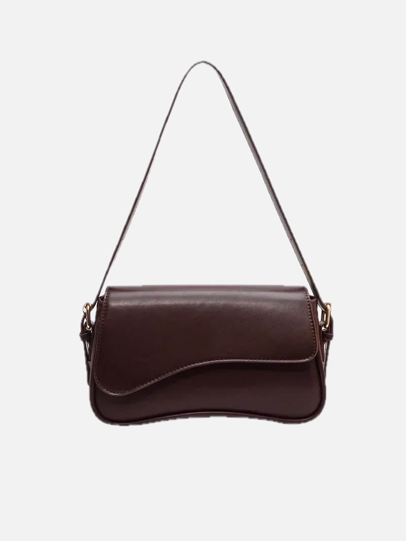 Women's Saddle Crossbody Bag with Structured Silhouette