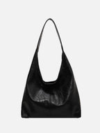 Women's Glossy Tote Bag with Sleek Silhouette