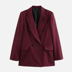 Women's Tailored Blazer Single-Breasted with Structured Fit - 1