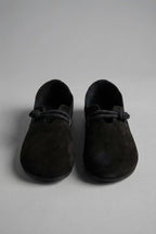 Women's Slip-On Loafers with Knot Detail and Round Toe - Black