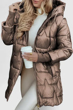 Lyzzandra | Comfortable Coat - Dark Brown
