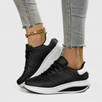 Carmeliyah | Orthopaedic Trainers - Black/White