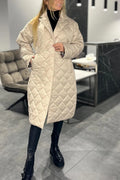 Kynzi | Elegant Quilted Coat - Beige