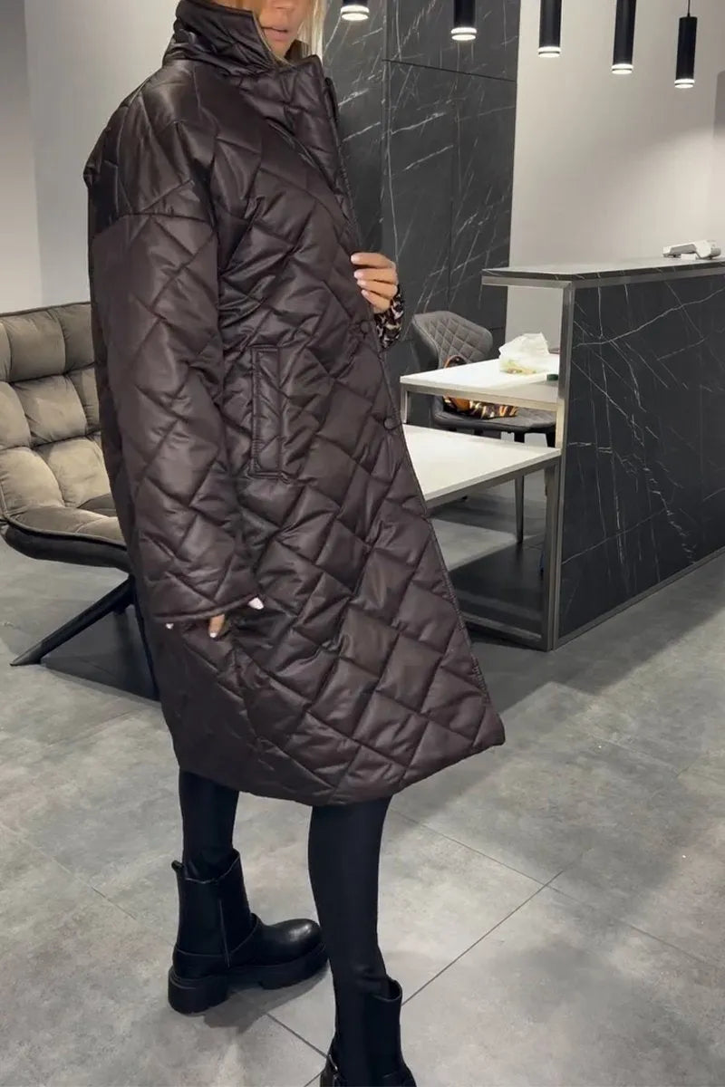 Kynzi | Elegant Quilted Coat - 7