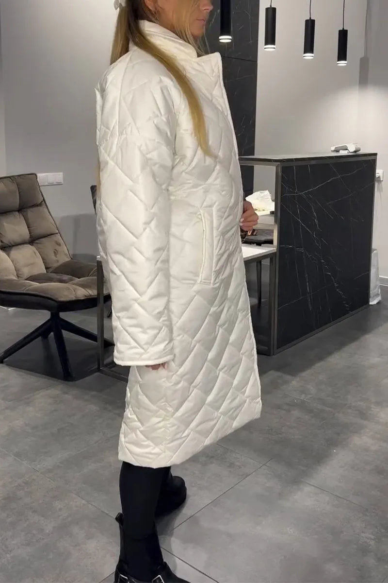 Kynzi | Elegant Quilted Coat - 8