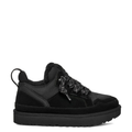 Women's Winter Trainers with Warm Lining and Chunky Laces - Black