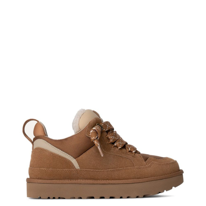 Women's Winter Trainers with Warm Lining and Chunky Laces - Brown