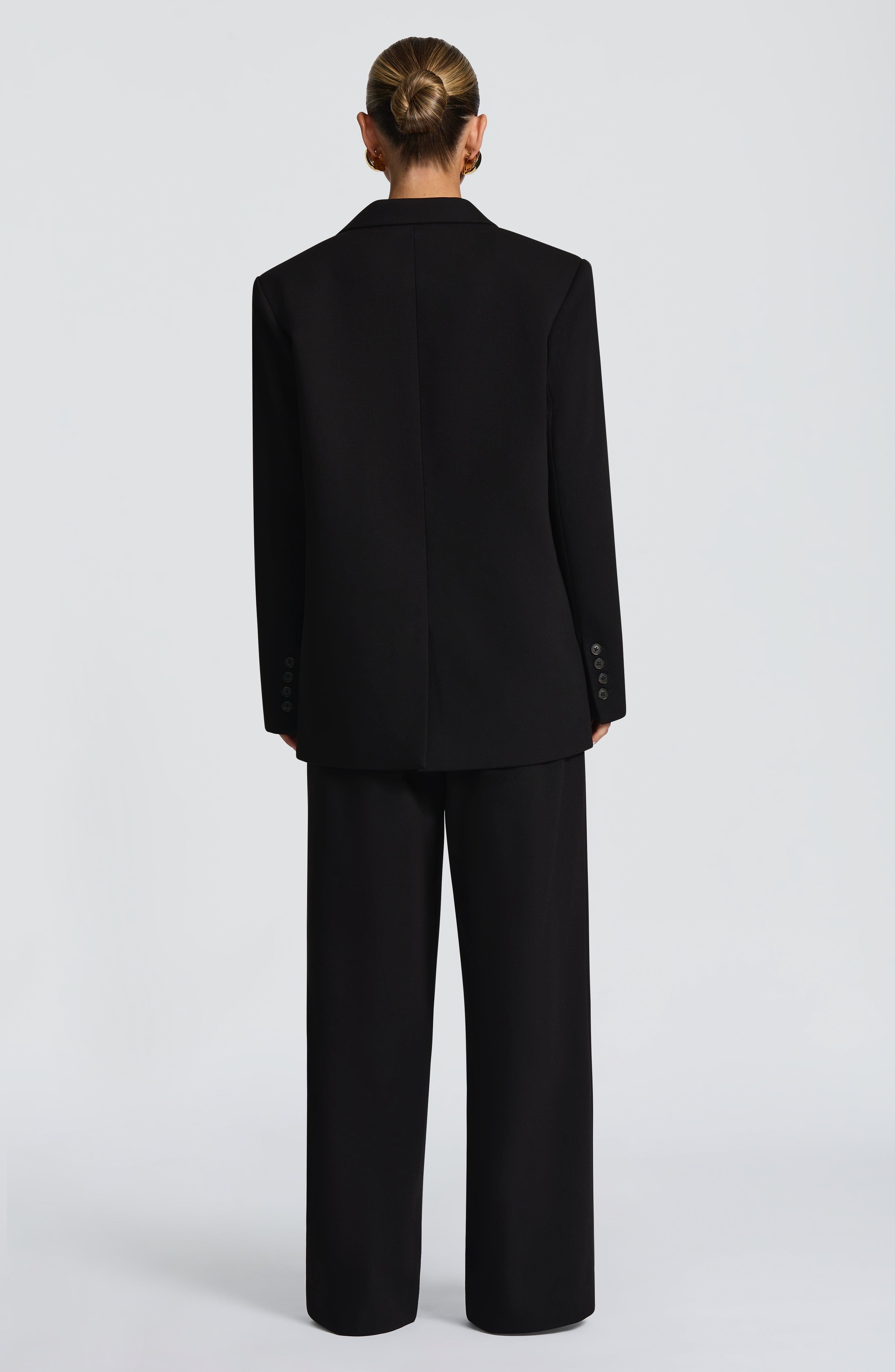 Women's High-Waist Wide-Leg Tailored Trousers - 13