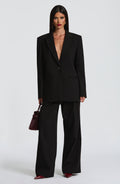 Women's High-Waist Wide-Leg Tailored Trousers - 3