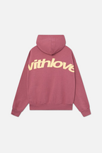 Women's Printed Hoodie Oversized with Kangaroo Pocket - 6