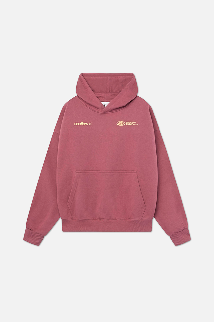 Women's Printed Hoodie Oversized with Kangaroo Pocket - 7