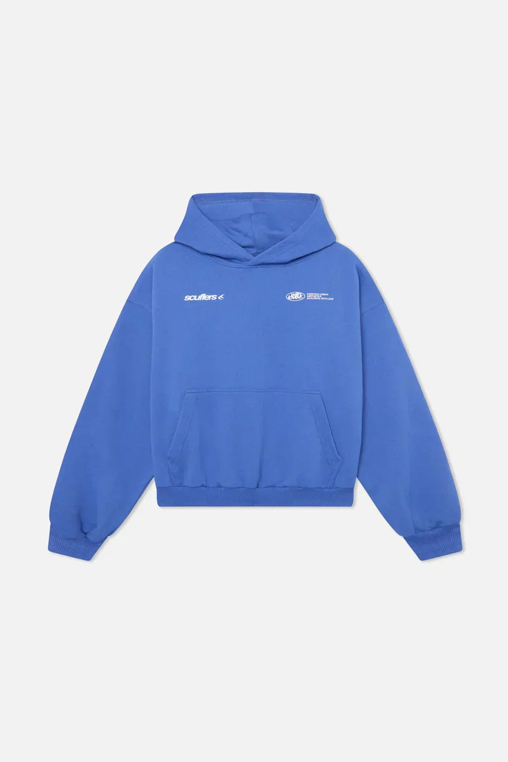 Women's Printed Hoodie Oversized with Kangaroo Pocket - 19