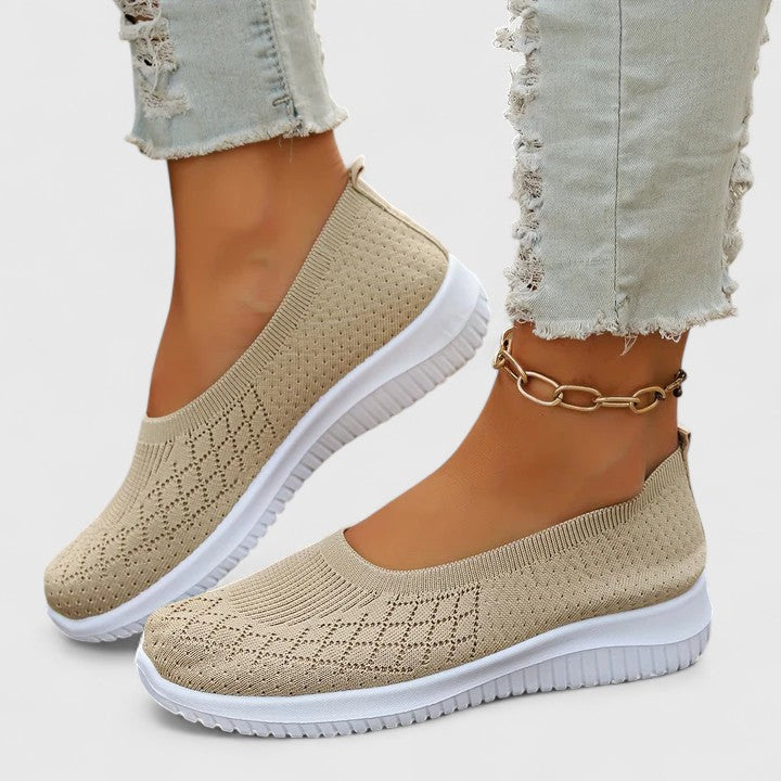 Odara | Orthopaedic Slip-Ons - Apricot