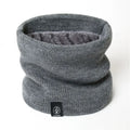 Women's Knitted Snood Neck Warmer - Grey