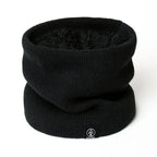Women's Knitted Snood Neck Warmer - Black