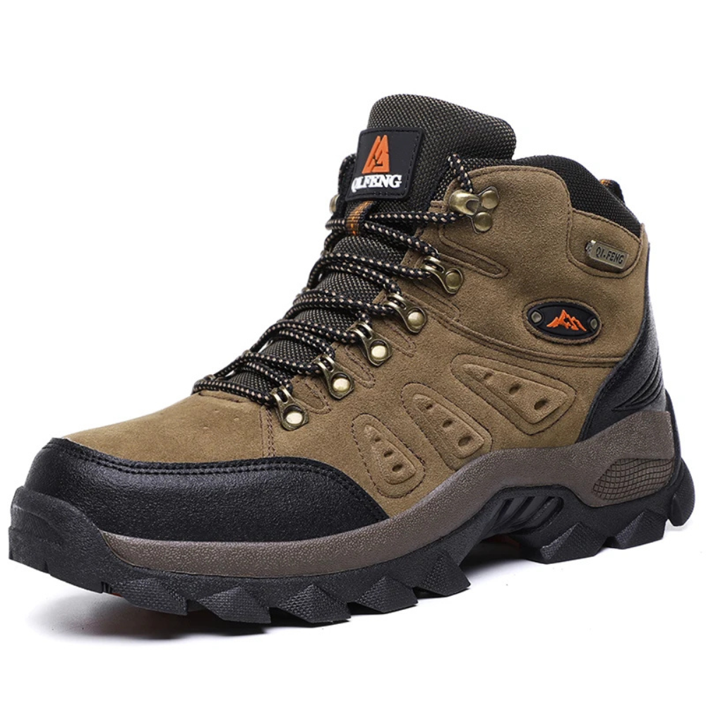 Unisex Walking Boots Anti-Slip Sole with Ankle Support - Brown