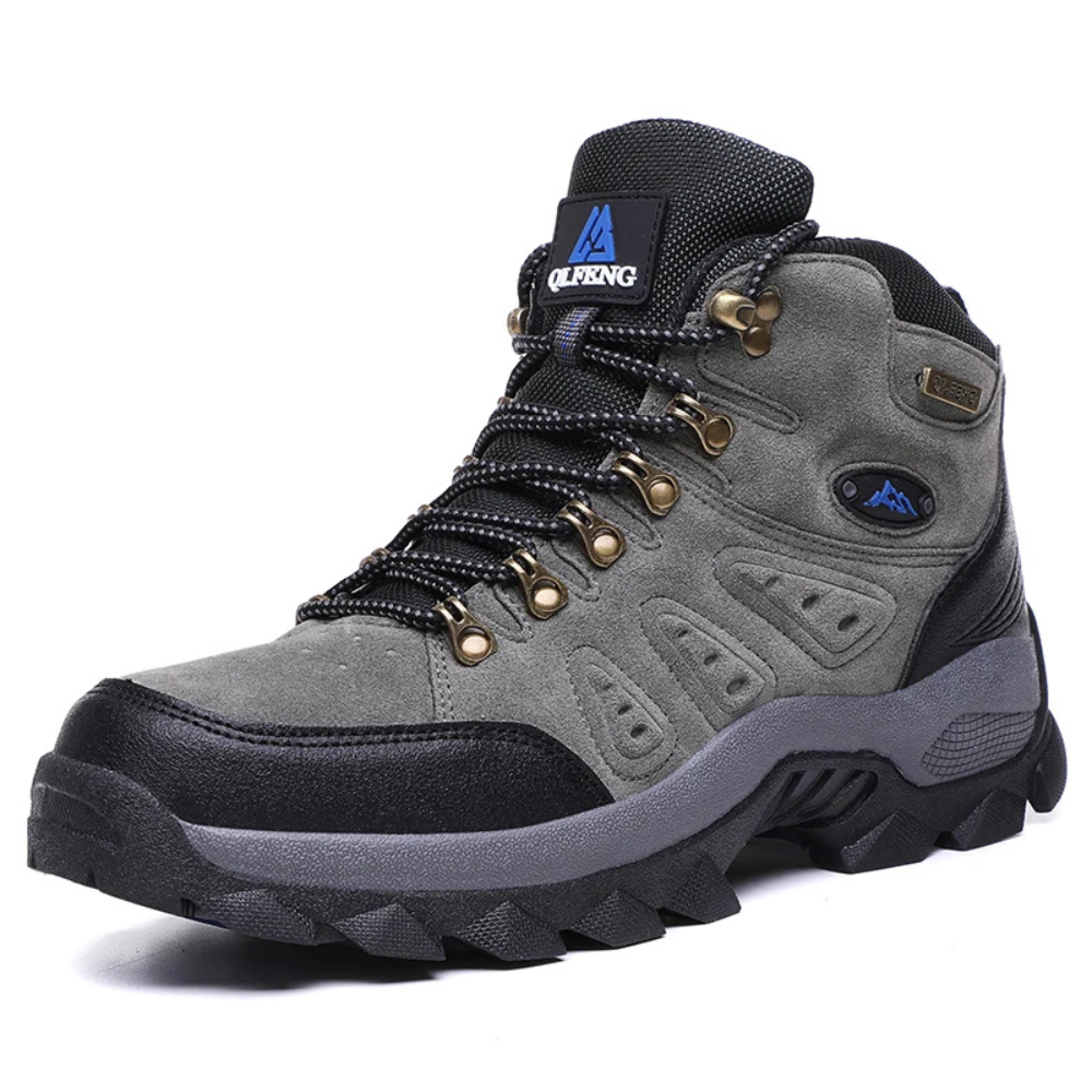 Unisex Walking Boots Anti-Slip Sole with Ankle Support - Grey
