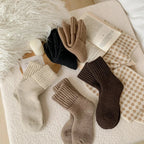 Thick Fleece Lined Socks with Non-Slip Grips Five Pair Pack - 11