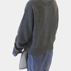 Women's Asymmetric Button Cardigan - 4