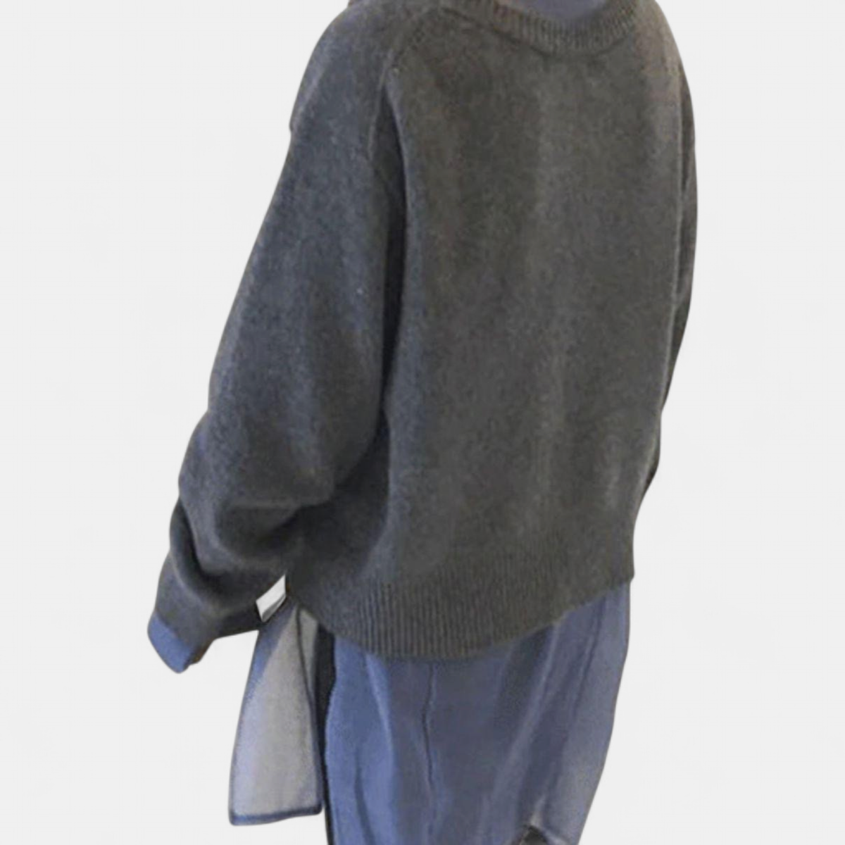 Women's Asymmetric Button Cardigan - 4