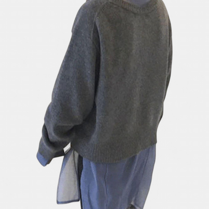 Women's Asymmetric Button Cardigan - 4