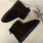 Women's Ankle Snow Boots Warm Lined for Winter - 6